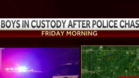 Omaha police: 4 boys in custody after police chase
