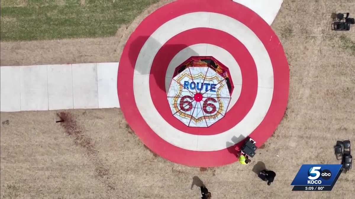 Oklahoma Route 66 anniversary celebrated with new public art installation in Wellston