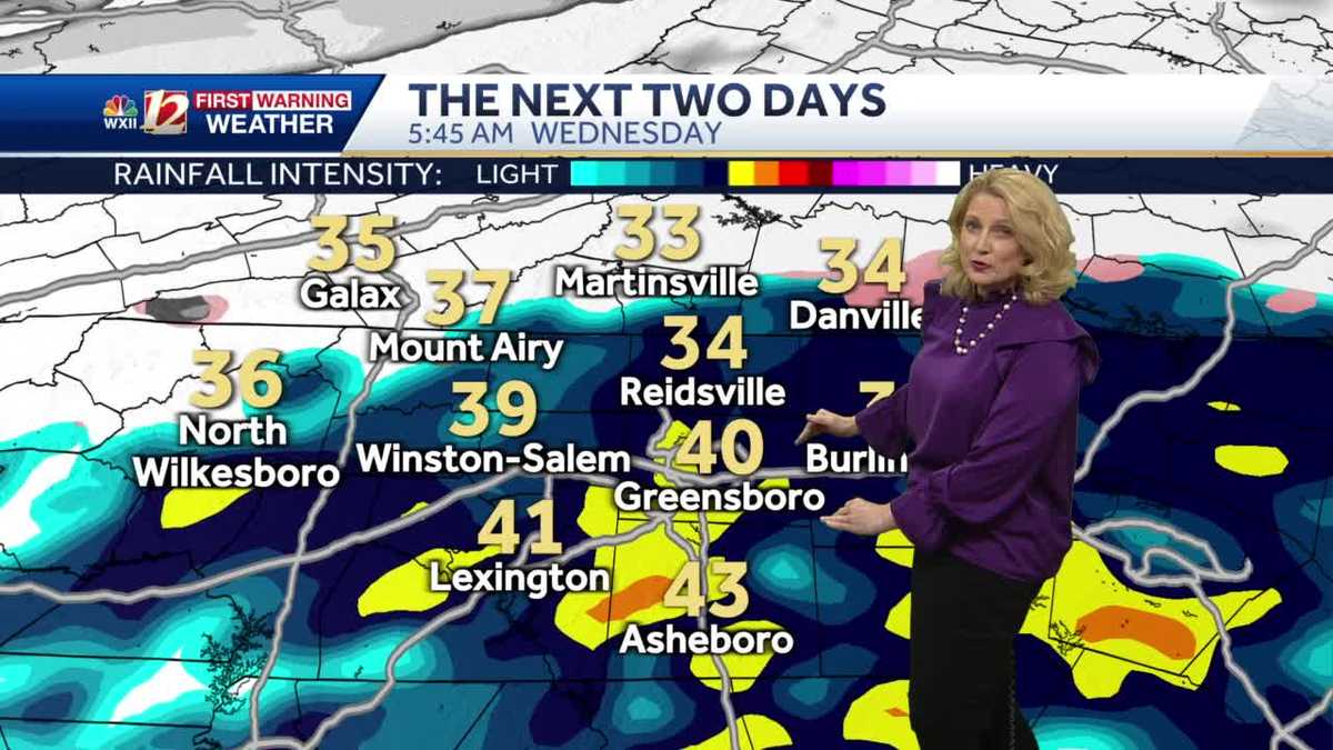 WATCH: Isolated Shower Chances Overnight Plus Warmer By Saturday