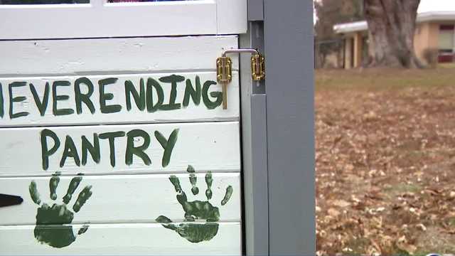 Elementary students build free will pantry for neighbors in need - Vimarsana News