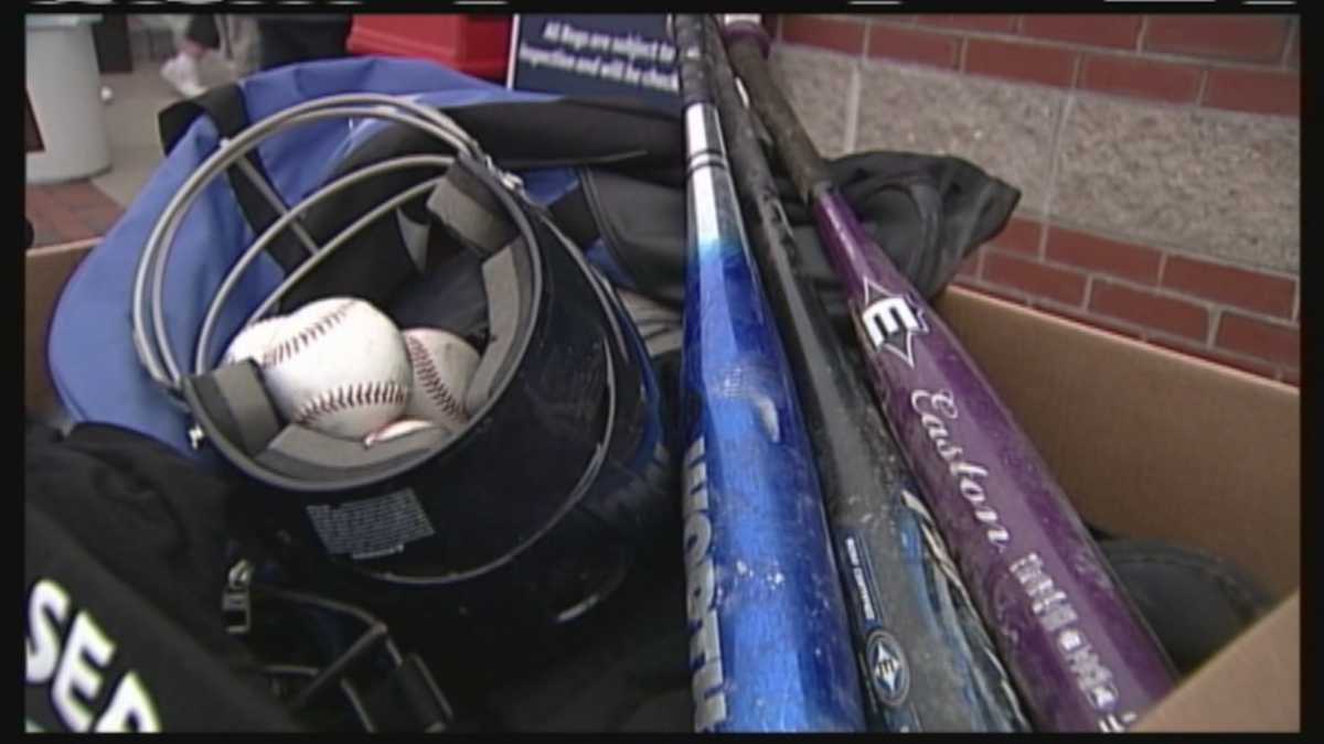 Portland Sea Dogs help donate baseball equiptment to kids overseas