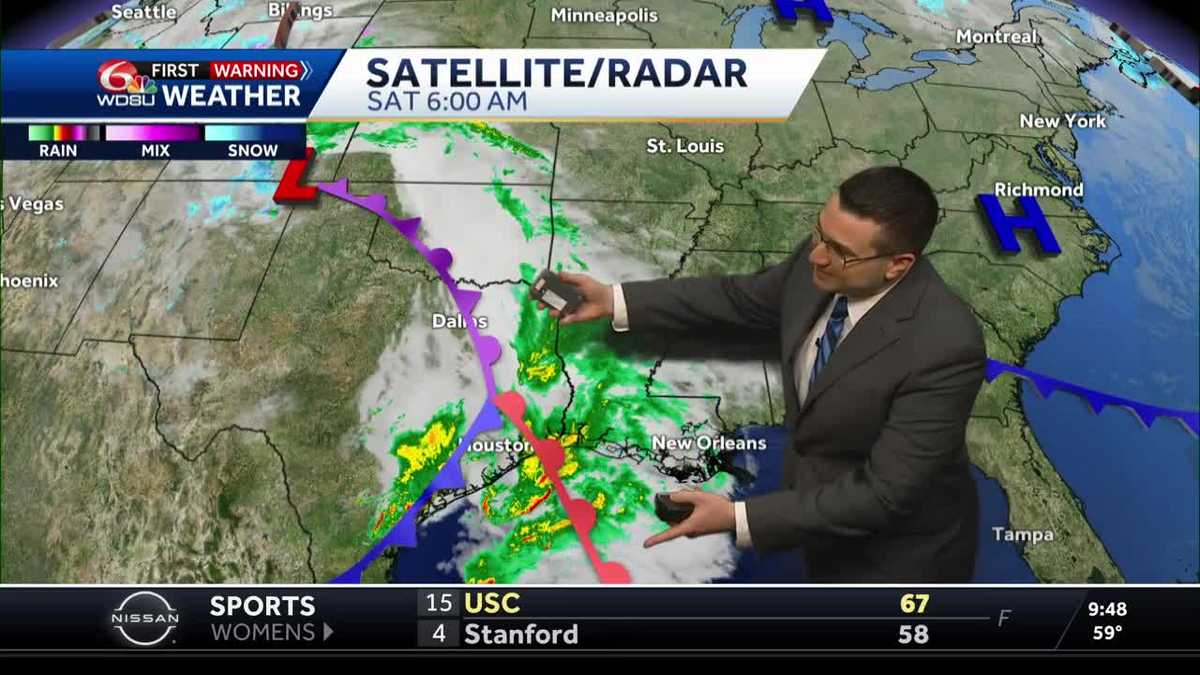 Heavy rain possible for Saturday parades
