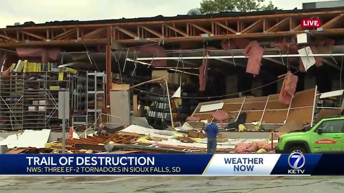 Multiple powerful tornadoes leave a trail of destruction in Sioux Falls