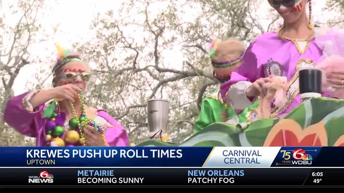 New Orleans mardi gras parade schedule shift