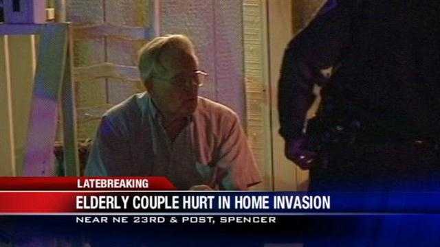 Elderly couple hurt in home invasion