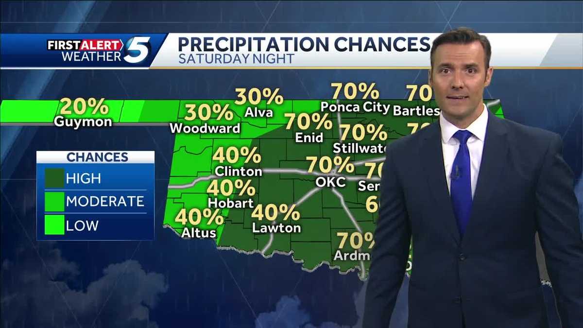 FORECAST: Storms likely, heavy rain late Saturday night
