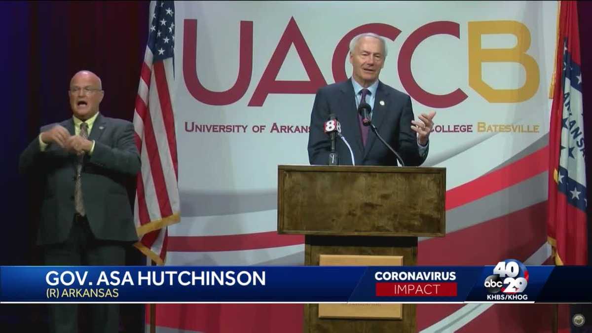 Governor challenges Arkansas coronavirus model