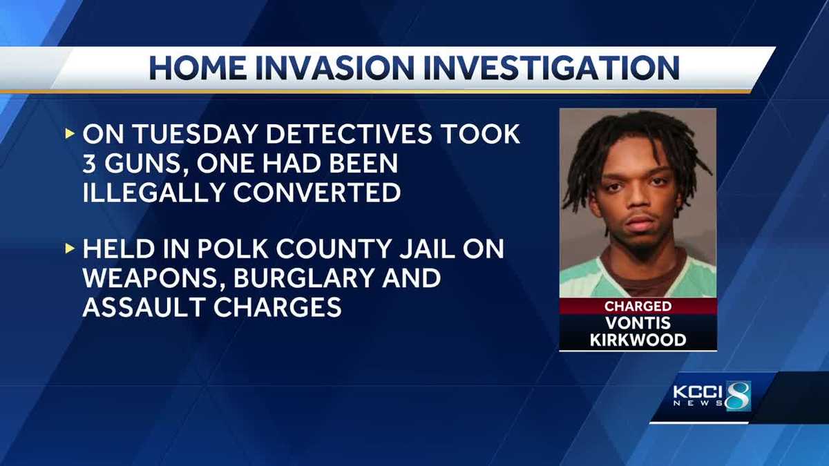 Des Moines man arrested after home invasion
