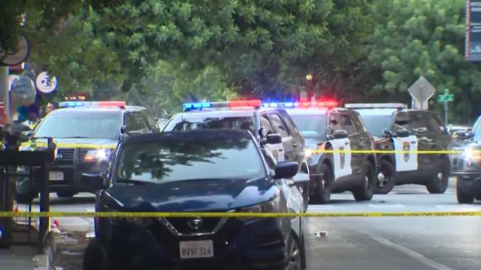 Une enquête pour homicide est en cours après que quatre personnes ont été blessées et une tuée dans une fusillade au centre-ville de Sacramento
