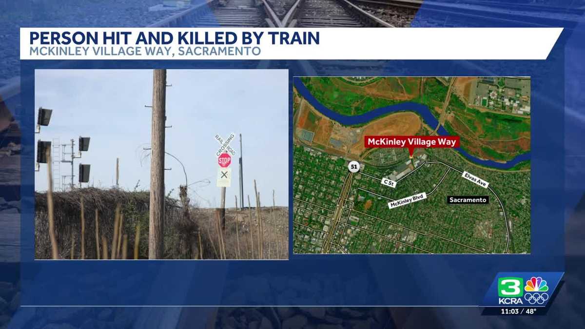 Sacramento pedestrian killed by train after walking on railroad tracks ...