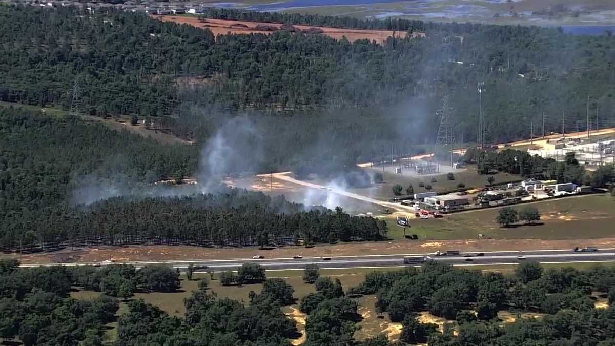 'Escaped burn pile' grows to 6-acre brush fire near Florida's Turnpike in Lake County
