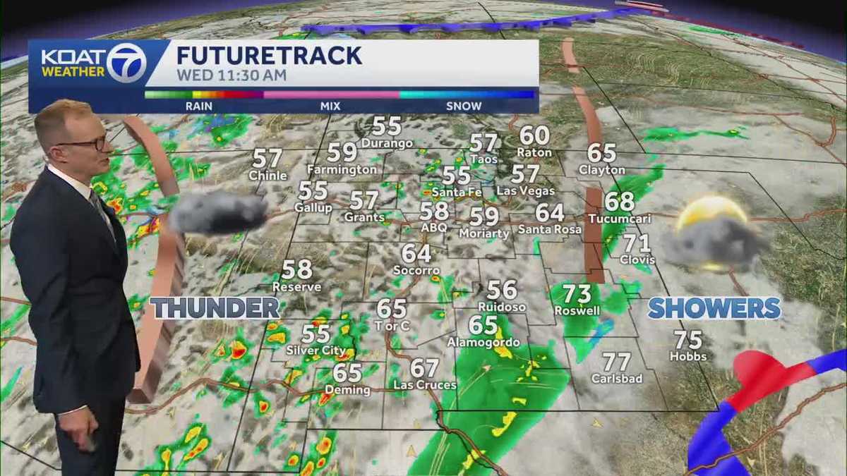More like fall across New Mexico with incoming storm