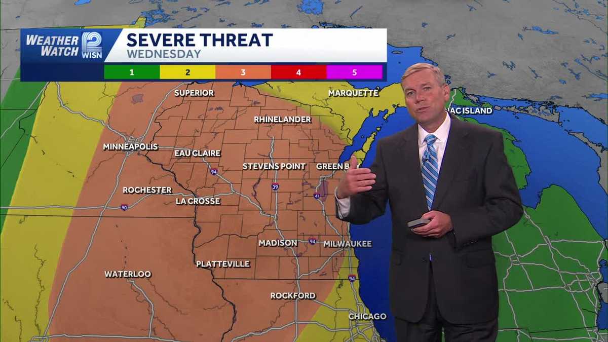Severe storm threat ramps up this week across SE Wisconsin