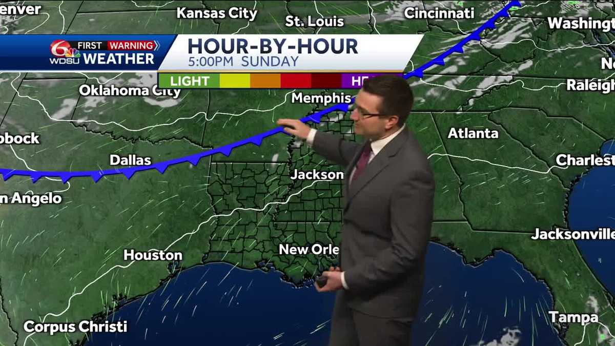 Tracking cold front next week