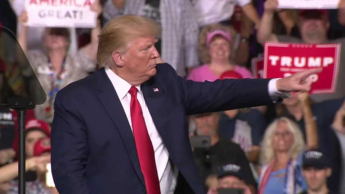 Here Is What President Trump Told Fans At Nh Rally 4664