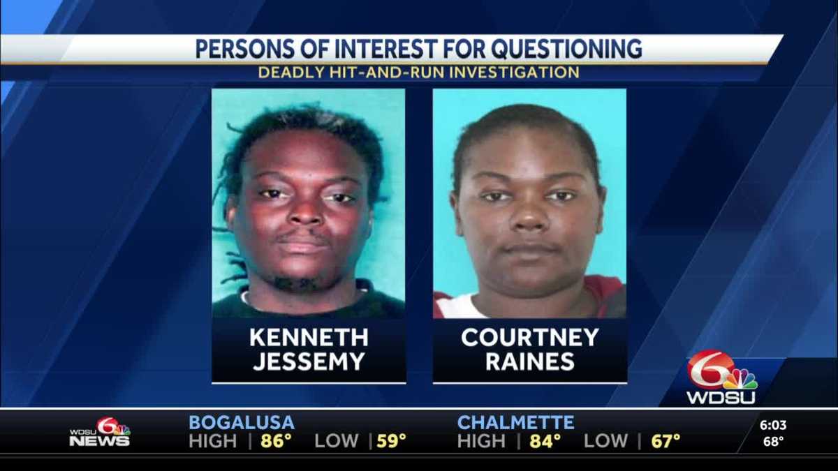 New Orleans 2 sought for questioning in deadly hit-and-run