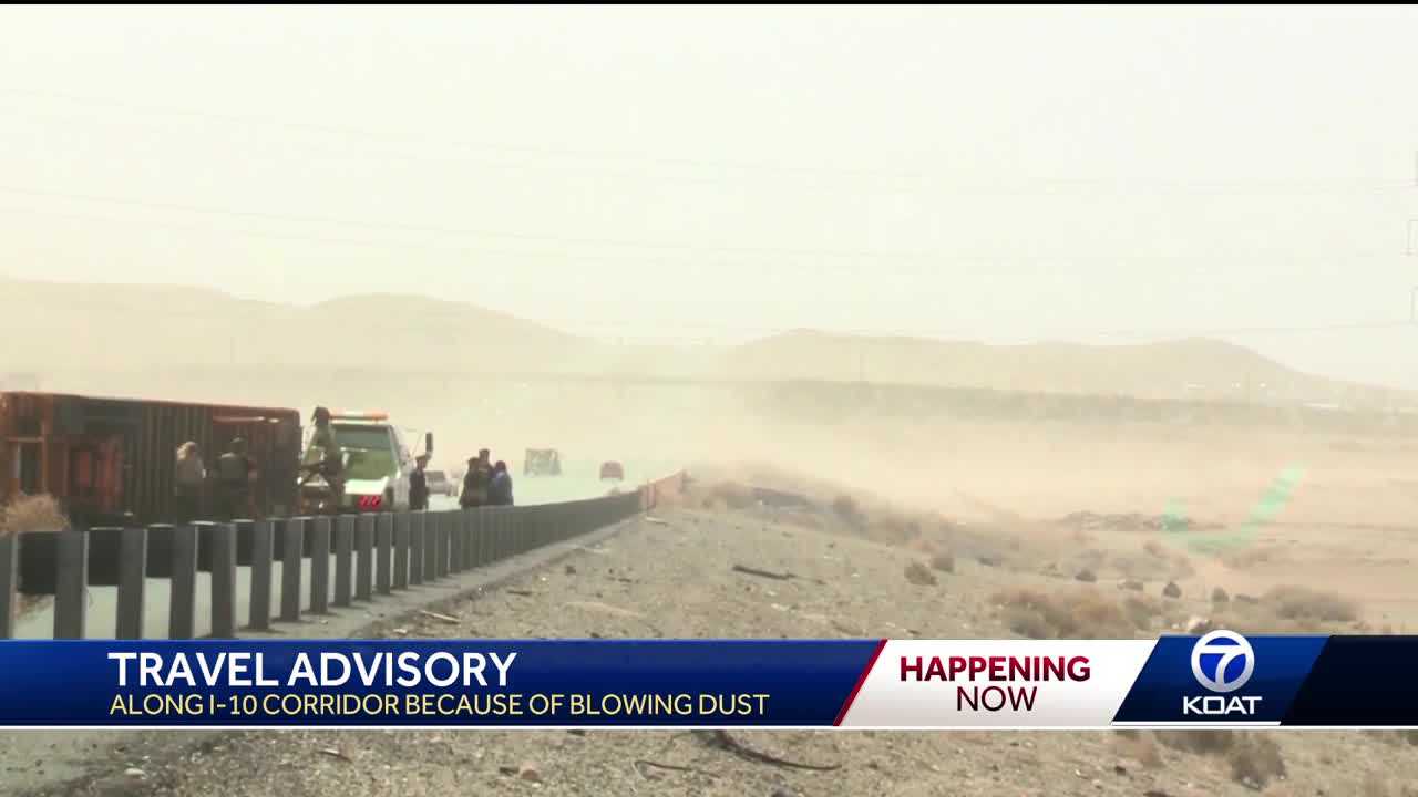Blowing dust advisory for southern New Mexico