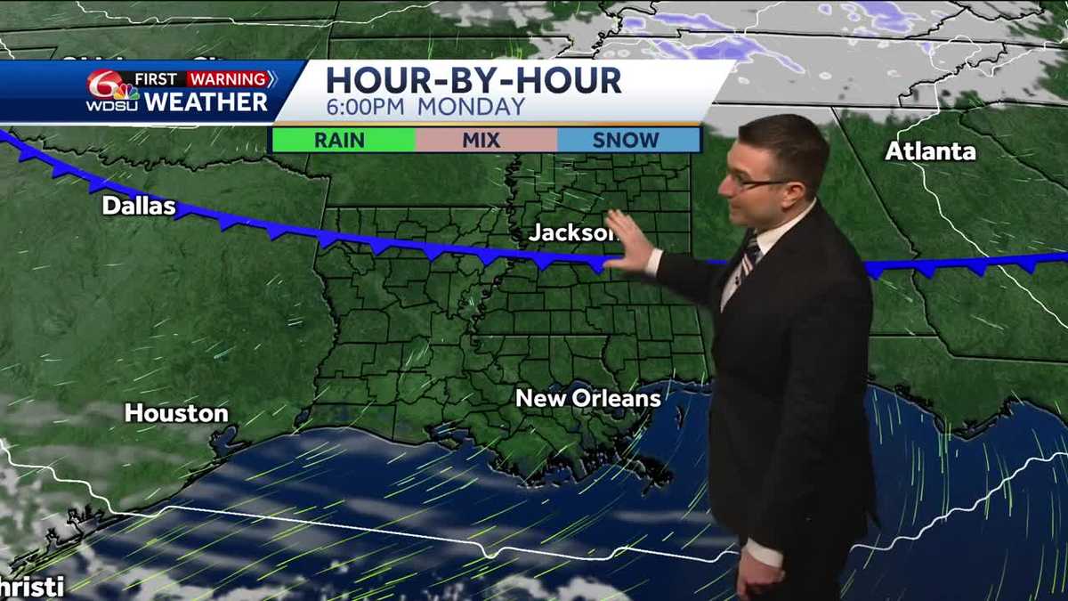 Sunny and mild Tuesday, then turning cloudy with rain possible