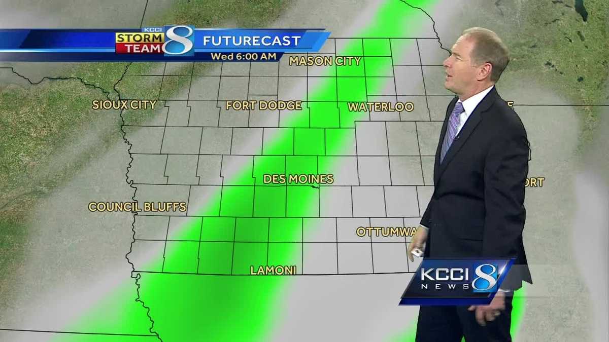 Videocast Rain just ahead in Iowa forecast