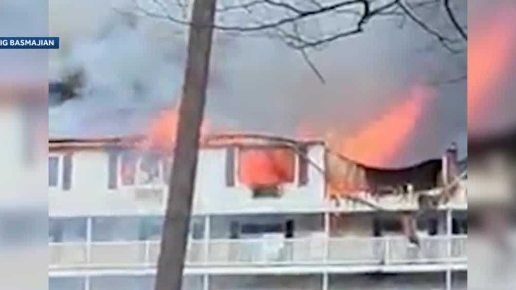 Video shows guests jumping from NH hotel balconies to escape fire - Vimarsana News