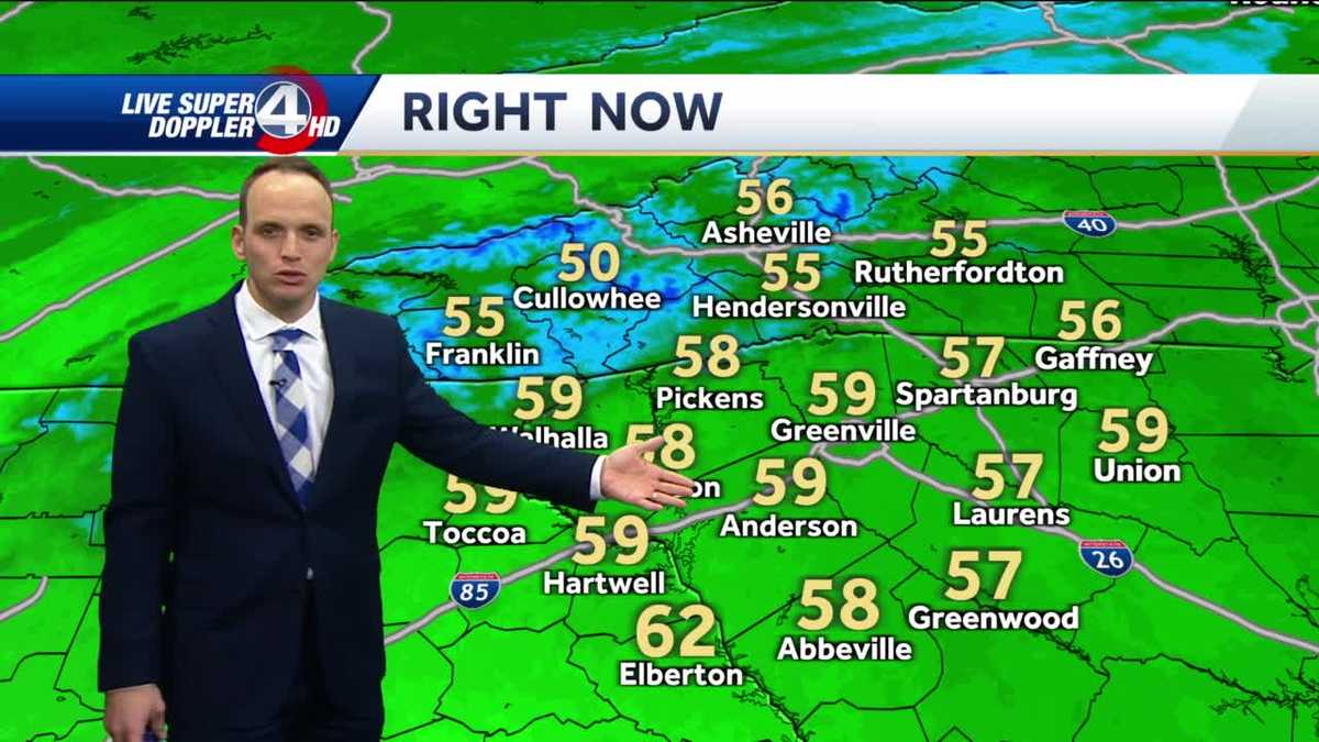 Greenville forecast Warming trend, but changes ahead