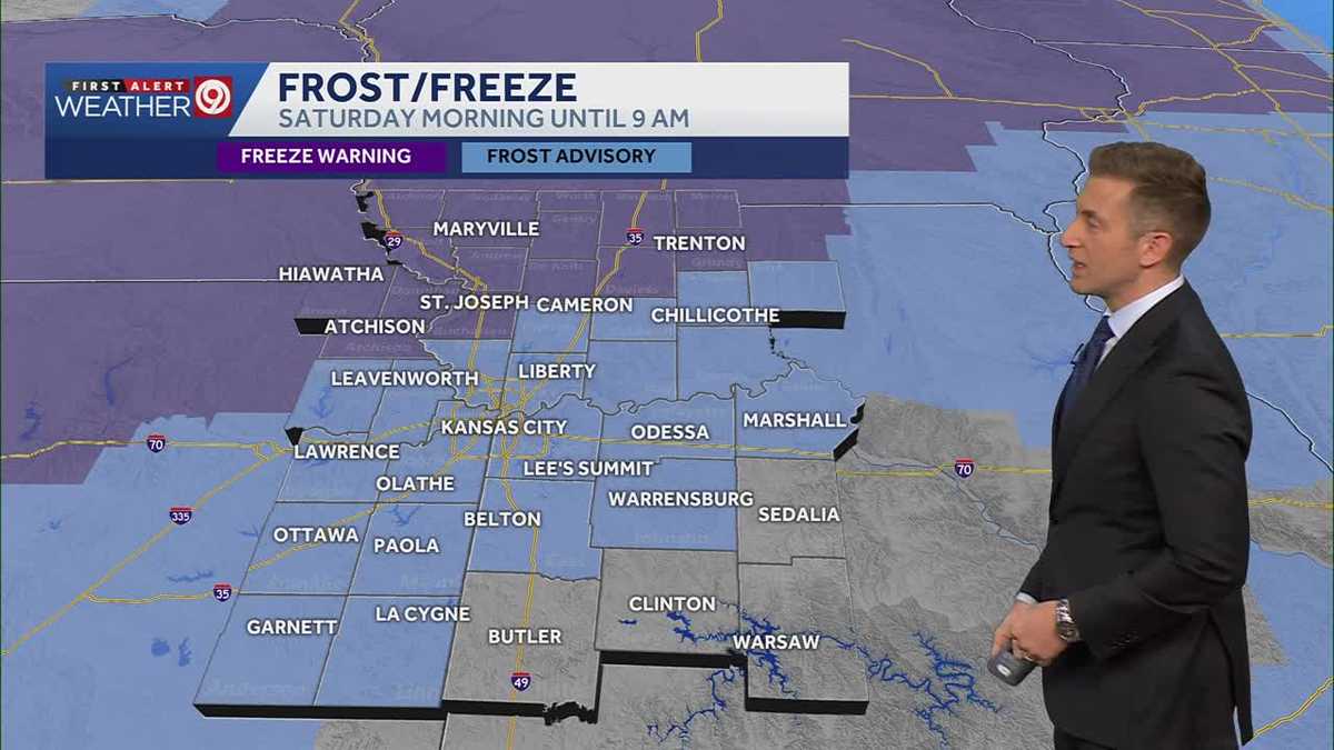 Saturday starts frosty but warms up to a comfortable fall day