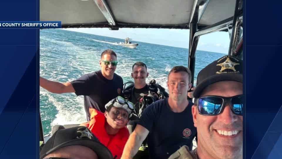 Teen rescued after being swept away by ocean current off Martin County