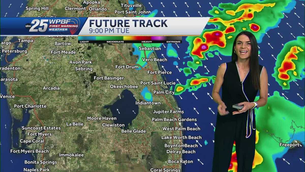 Strong to severe weather threat Tuesday afternoon across South Florida