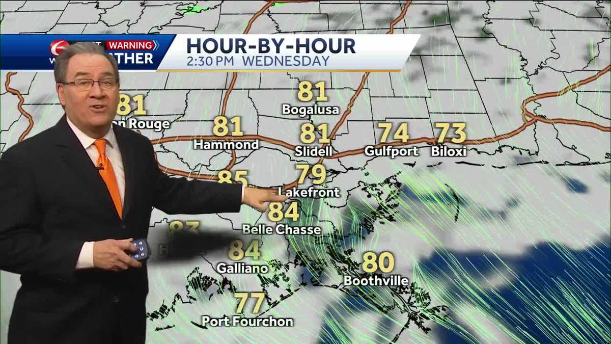 Warm and humid, but weekend rain on the way