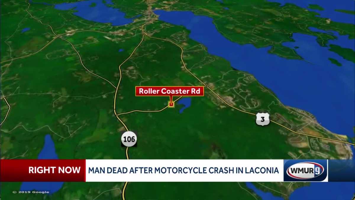 Man dies after motorcycle crash in Laconia