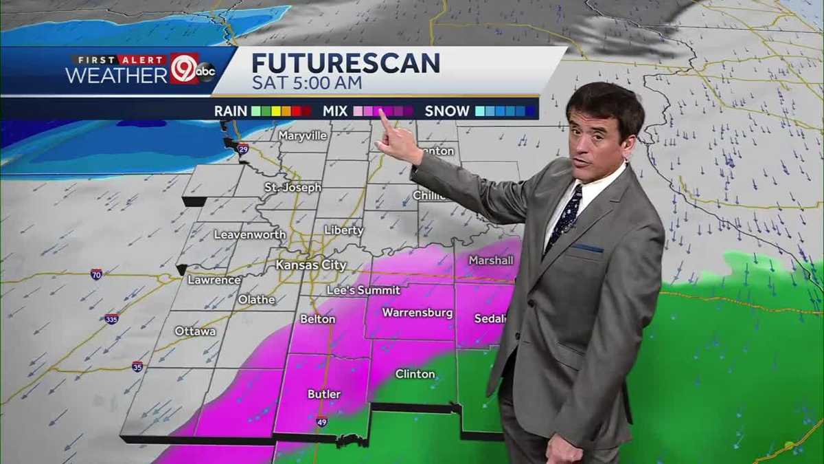 KANSAS CITY WEATHER Temps will fall Friday night ahead of winter storm