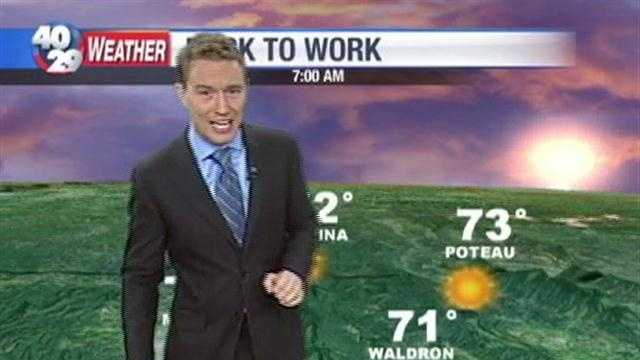 Monday's Weather Forecast