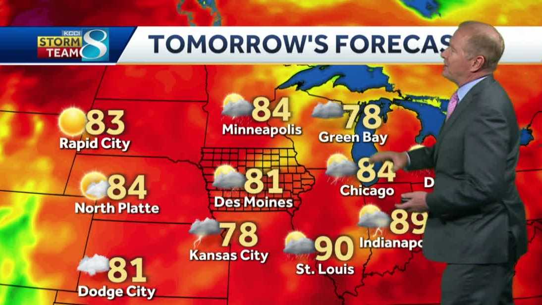 Overnight Iowa weather forecast June 28, 21