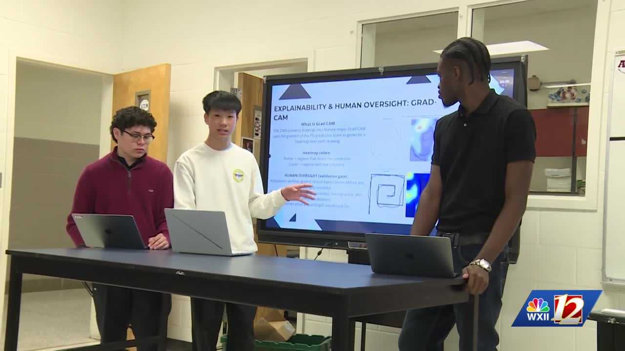 Atkins High School students create AI tool to diagnose Parkinson’s disease