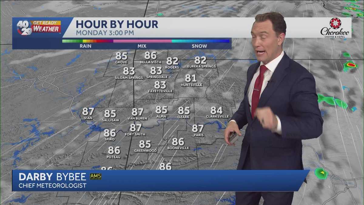 Arkansas could get isolated severe storms tonight
