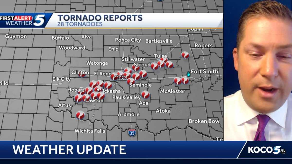 Oklahoma sets October tornado record