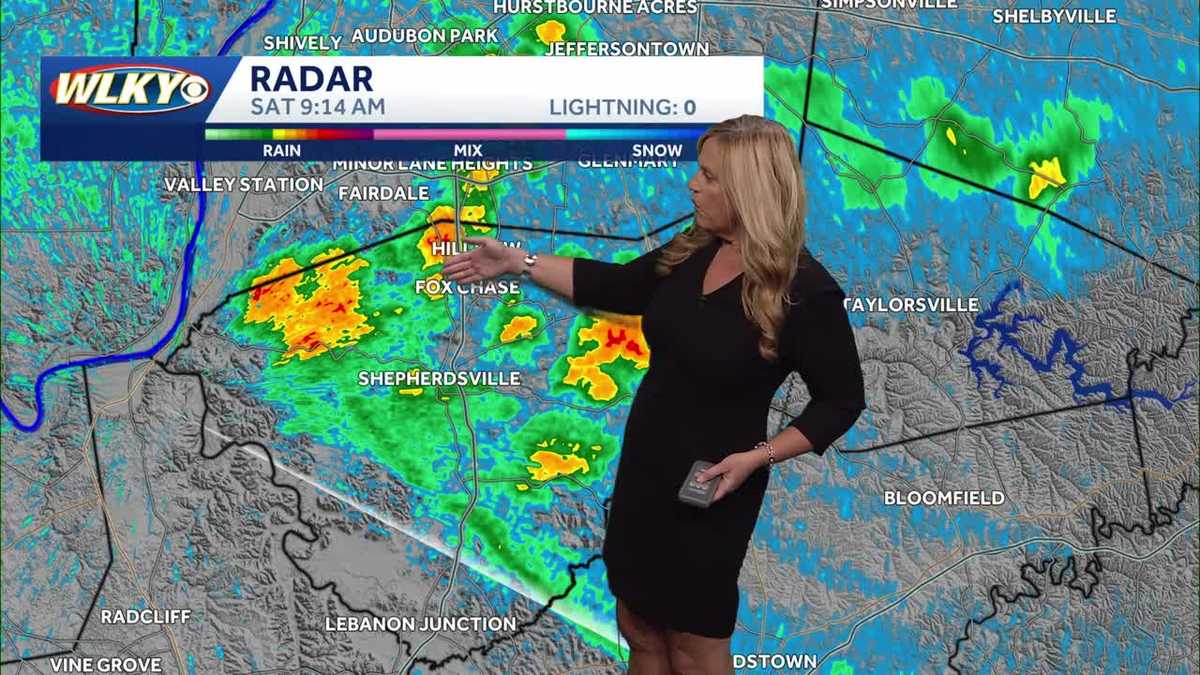 Saturday:  watching heat and storms