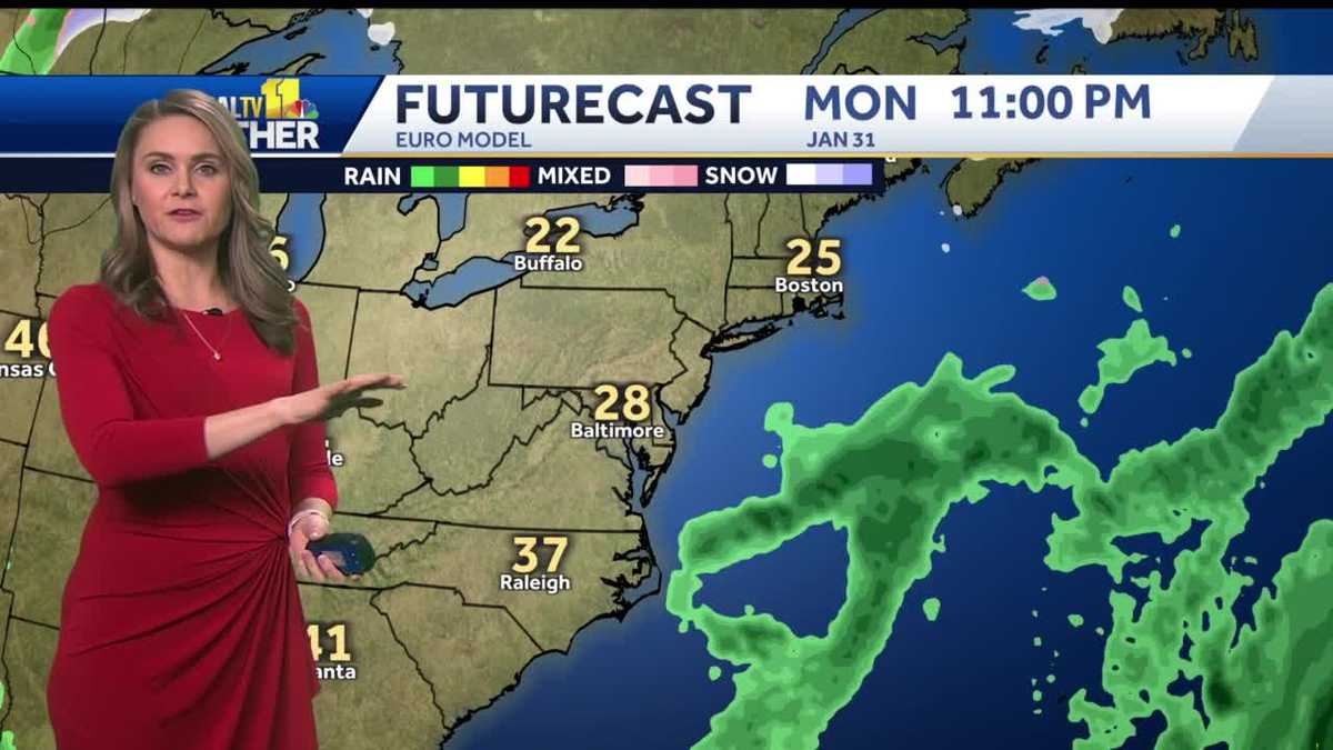 Calm and chilly start to week, warm up on the way