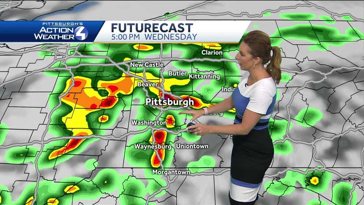 Pittsburgh's Action Weather forecast A warm, muggy day