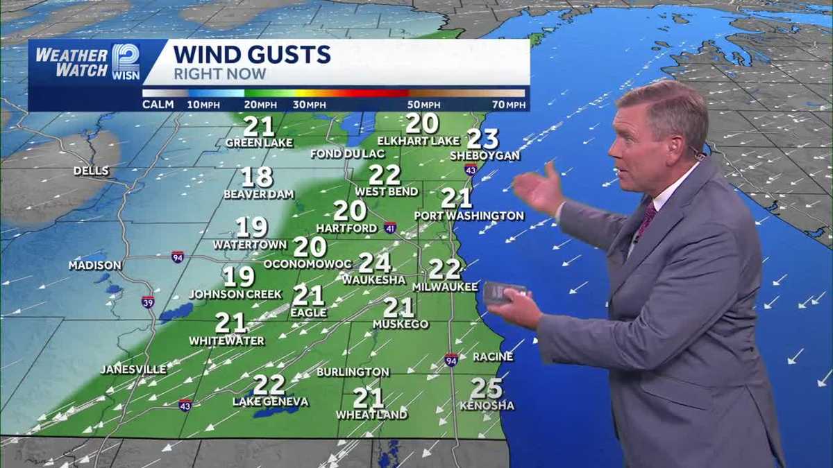 Below normal and breezy Tuesday in SE Wisconsin - WISN