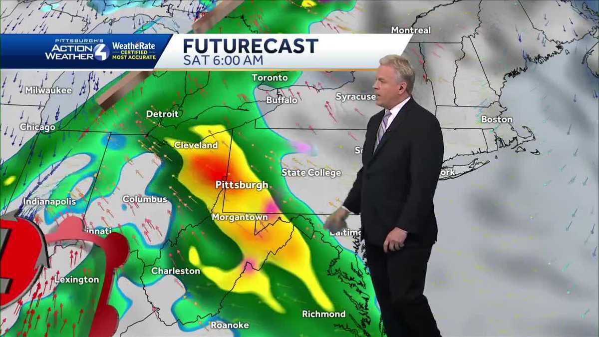 Warm Friday; Impact Day Saturday with rain and wind