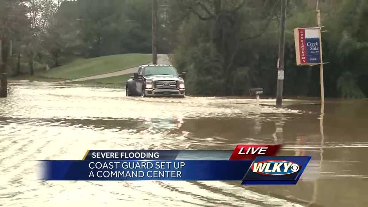 Coast Guard sets up flooding command center