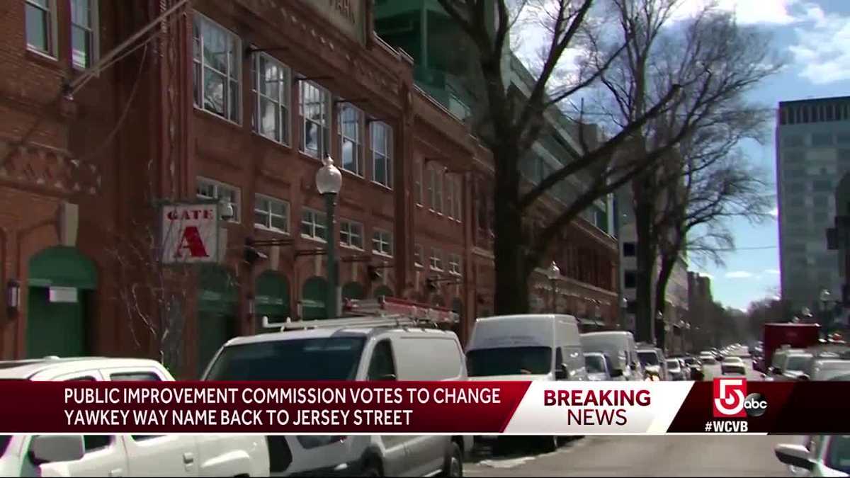 Yawkey Way signs replaced outside Fenway Park