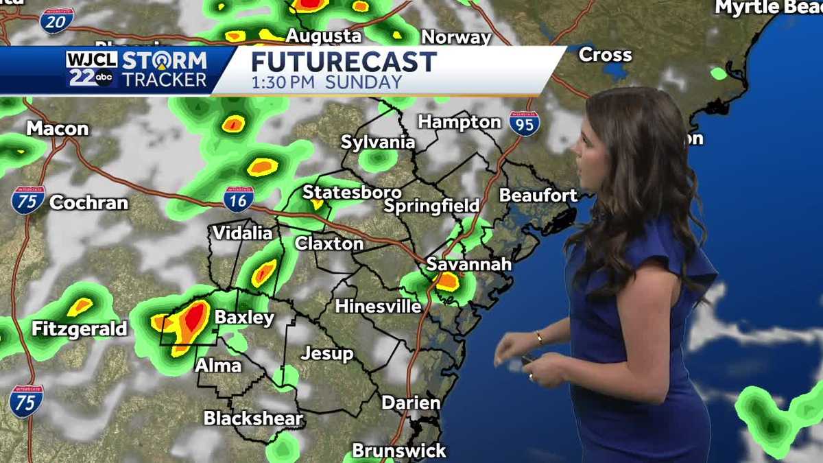 Saturday sunshine turns to storms this weekend