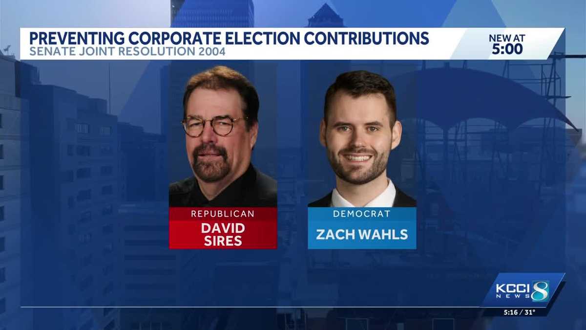 Iowa senators propose amendment to limit corporate election influence