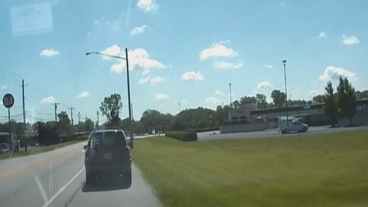 Deputy caught on camera chasing after patrol vehicle