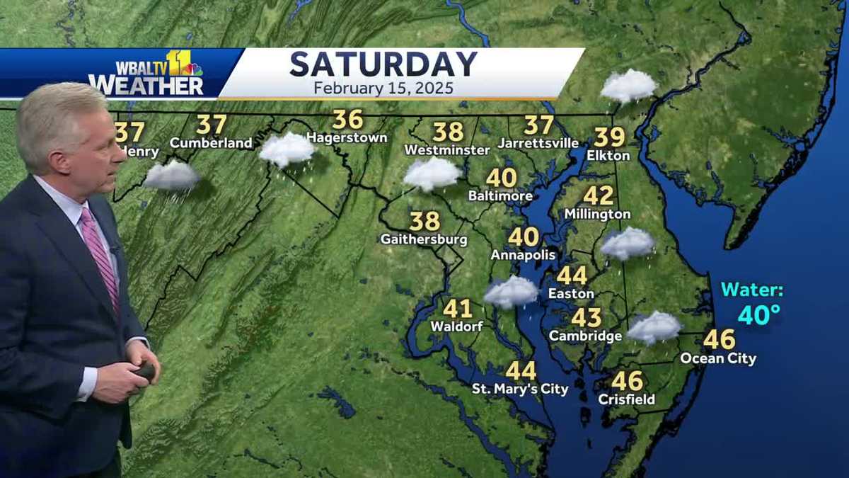 Chance for wintry mix Saturday morning