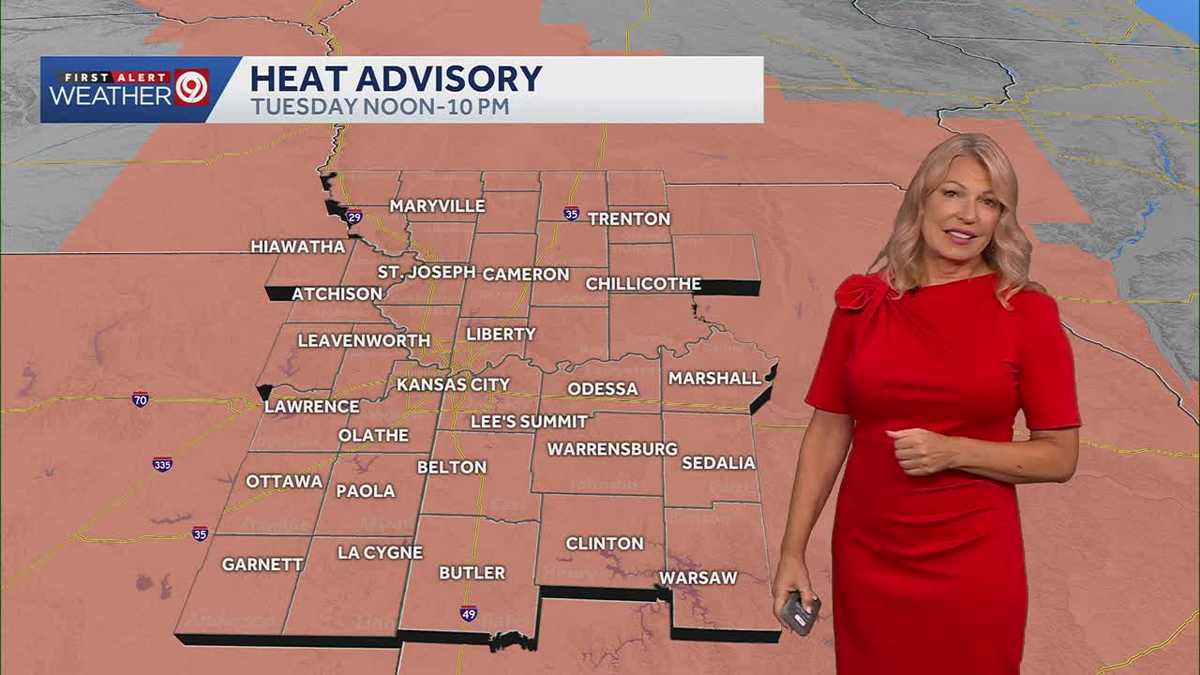 Kansas City will see heat move in after overnight storms move out