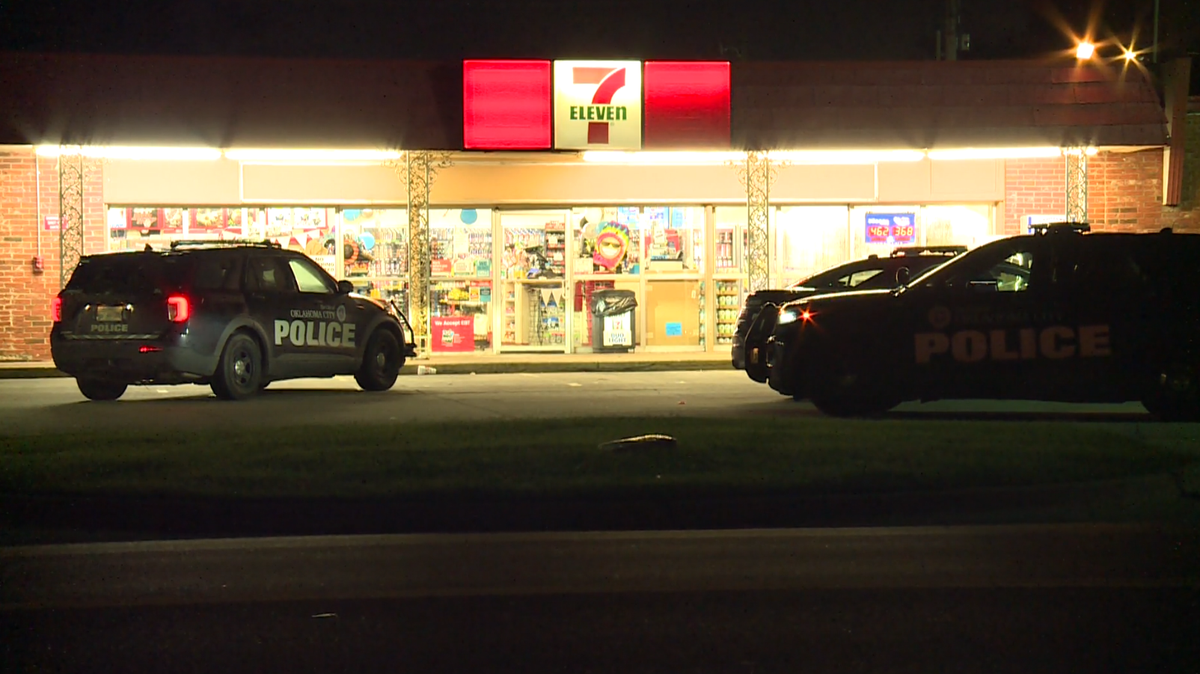 OKC police search for suspect after armed robbery at gas station