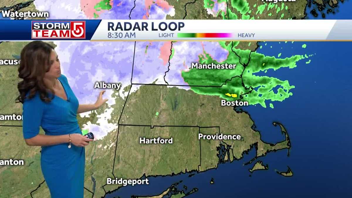 Video: Spot showers give way to some sun